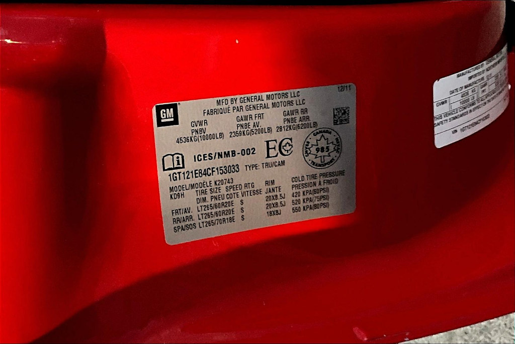 Thumbnail: 2012 GMC Sierra 2500 - 19