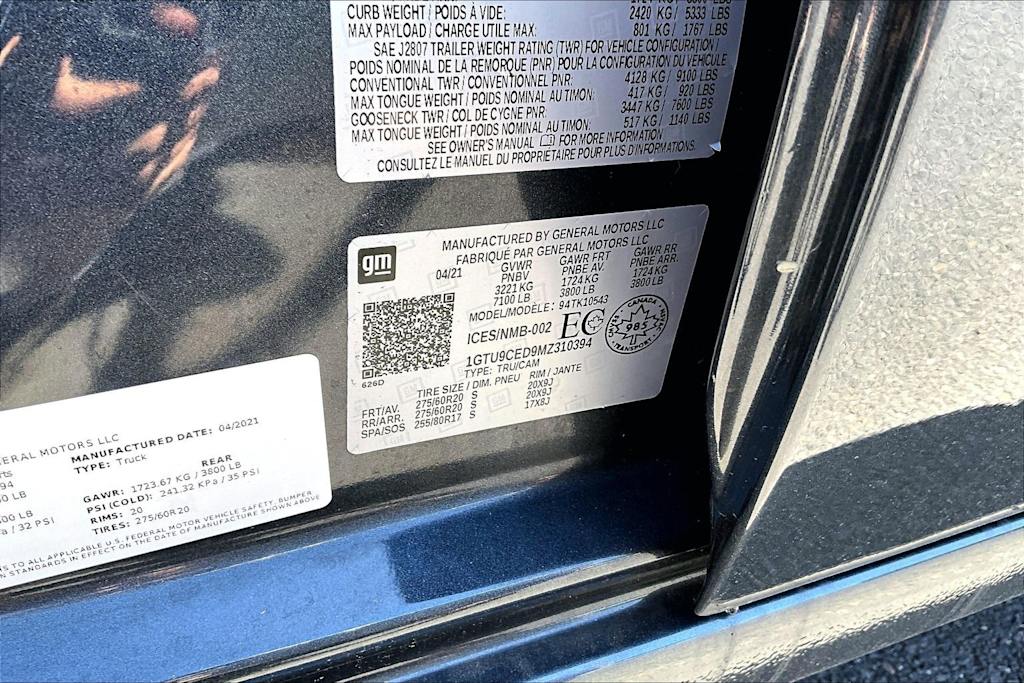 Thumbnail: 2021 GMC Sierra 1500 - 19