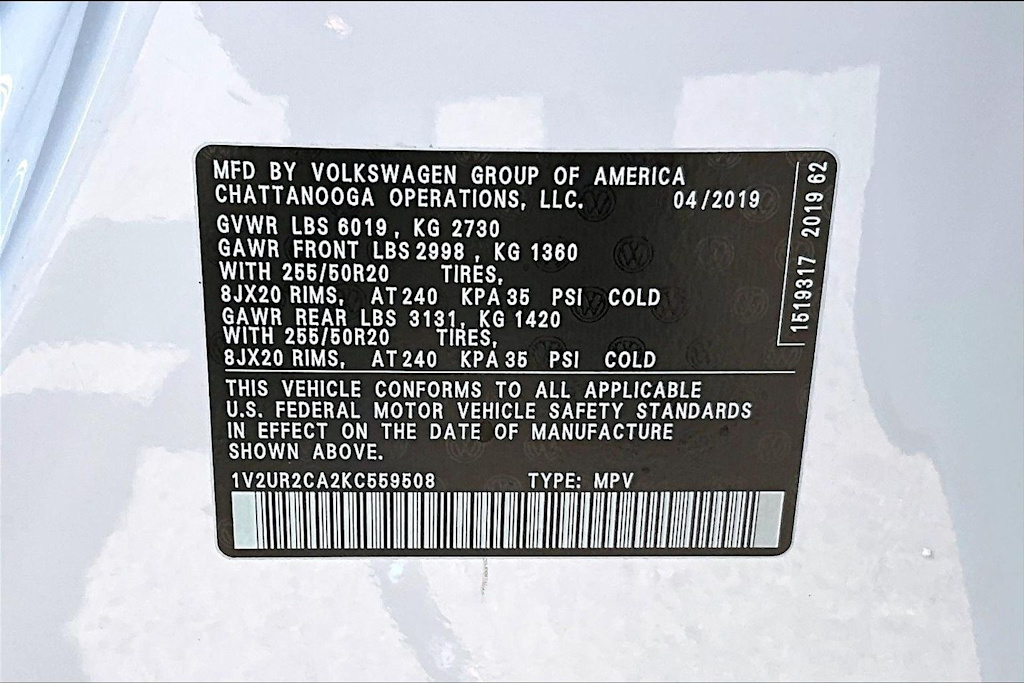 Thumbnail: 2019 Volkswagen Atlas - 21