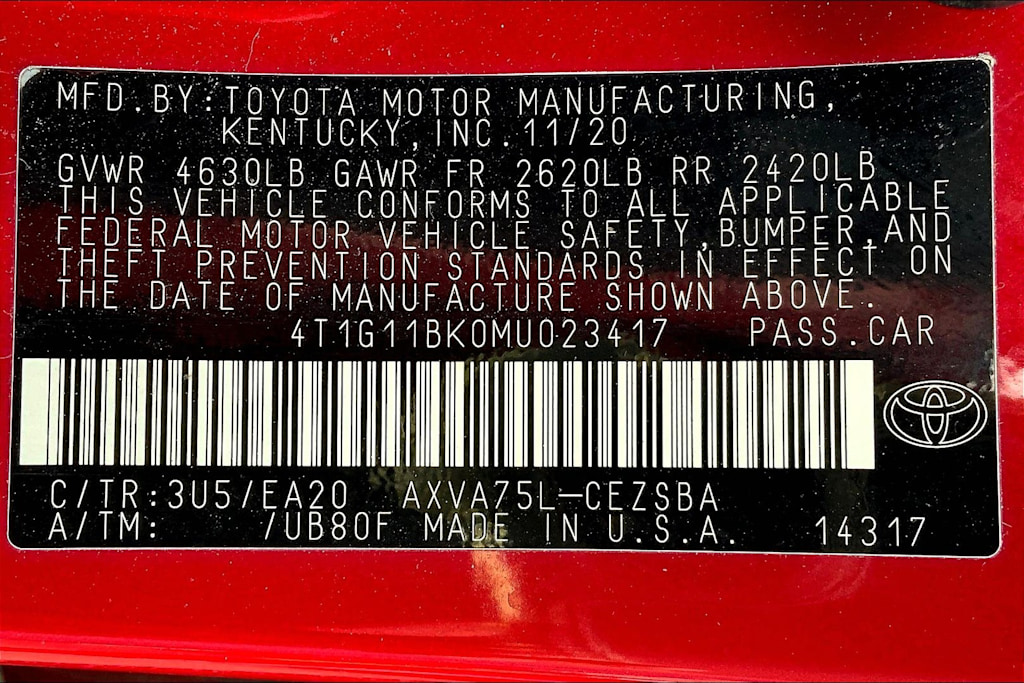 2021 Toyota Camry SE 17