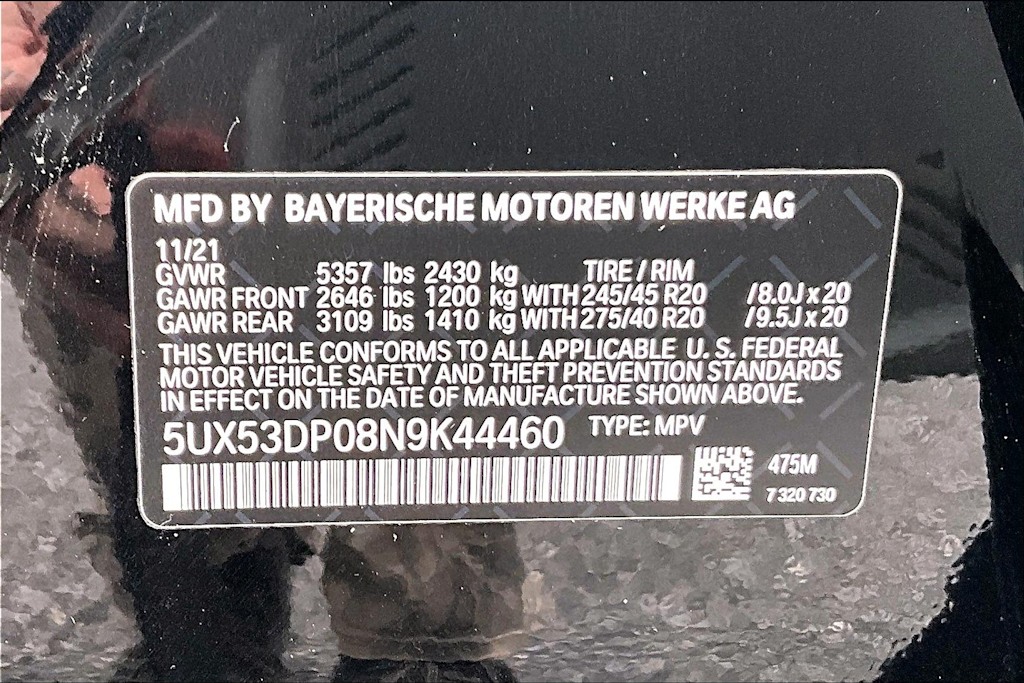 2022 BMW X3 xDrive30i 19