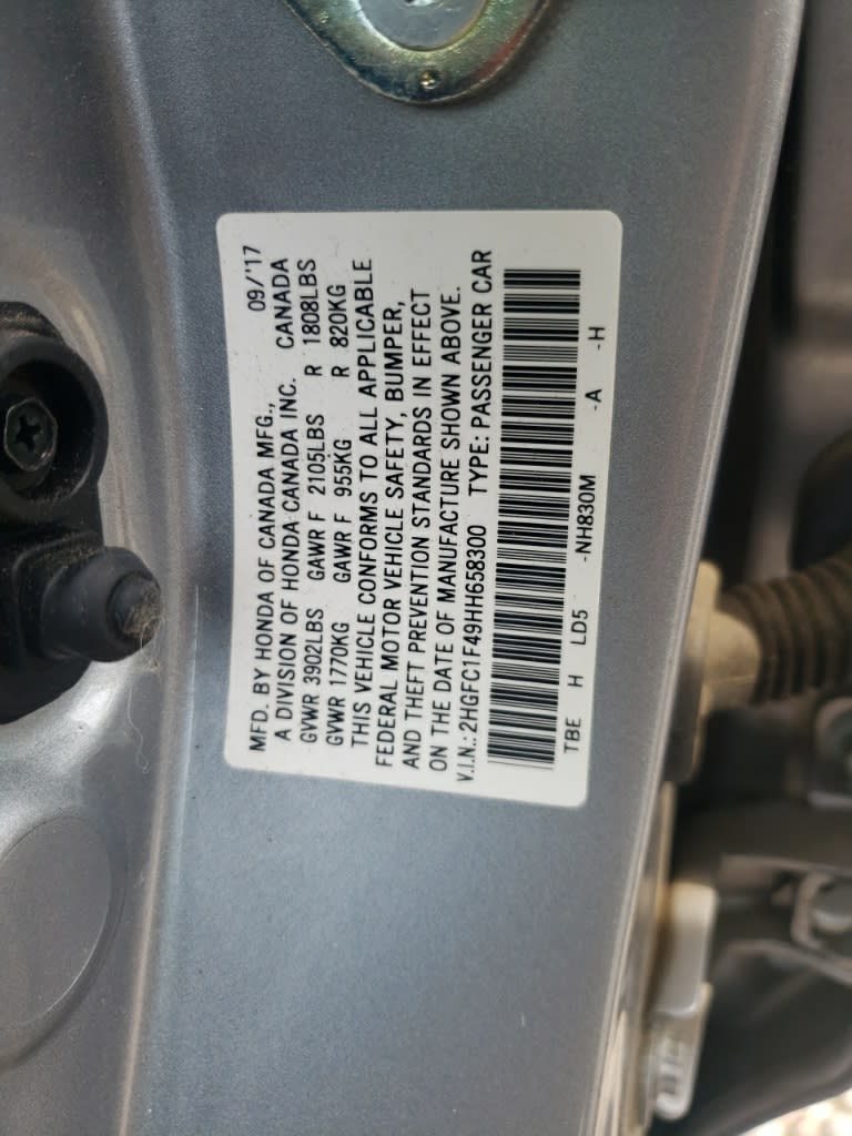 2017 Honda Civic EX-T 12