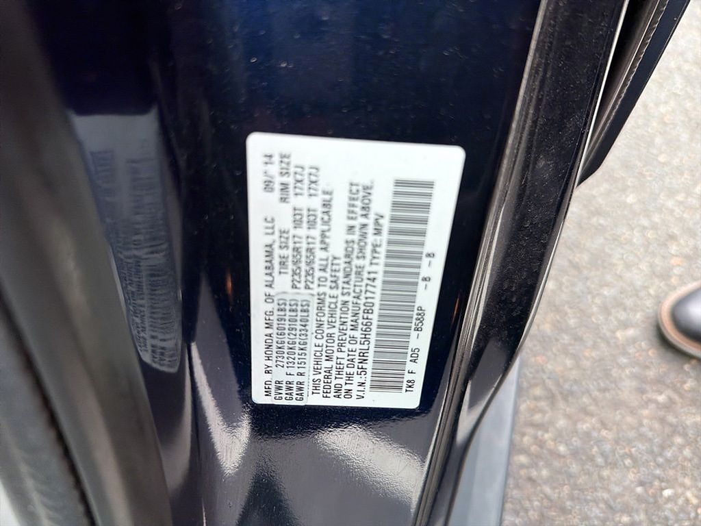 Thumbnail: 2015 Honda Odyssey - 10