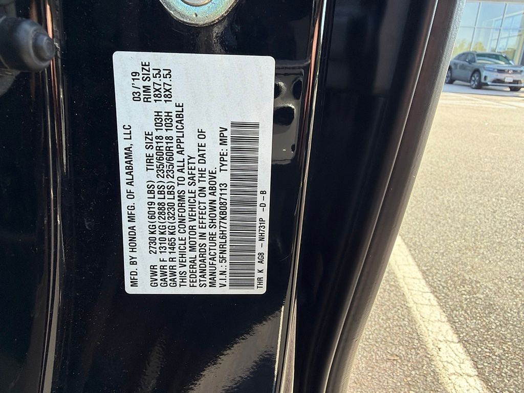 Thumbnail: 2019 Honda Odyssey - 10