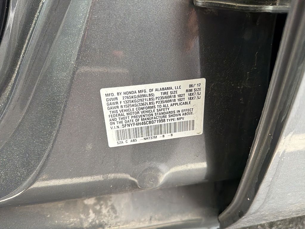 Thumbnail: 2012 Honda Pilot - 21