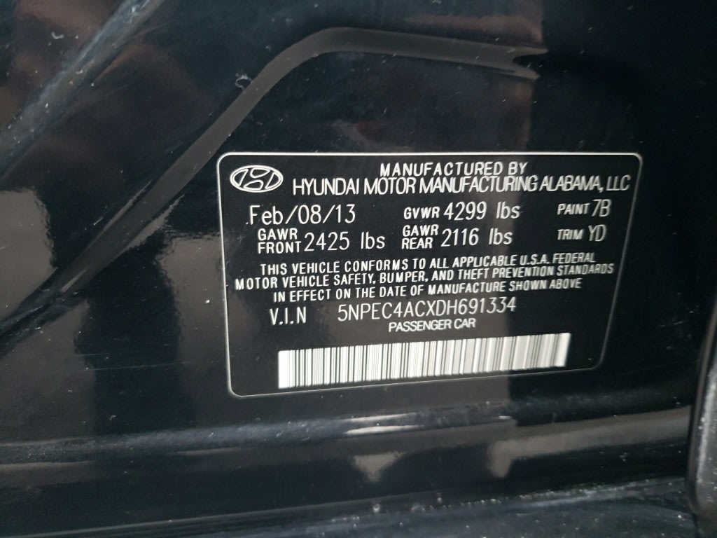 Thumbnail: 2013 Hyundai Sonata - 11