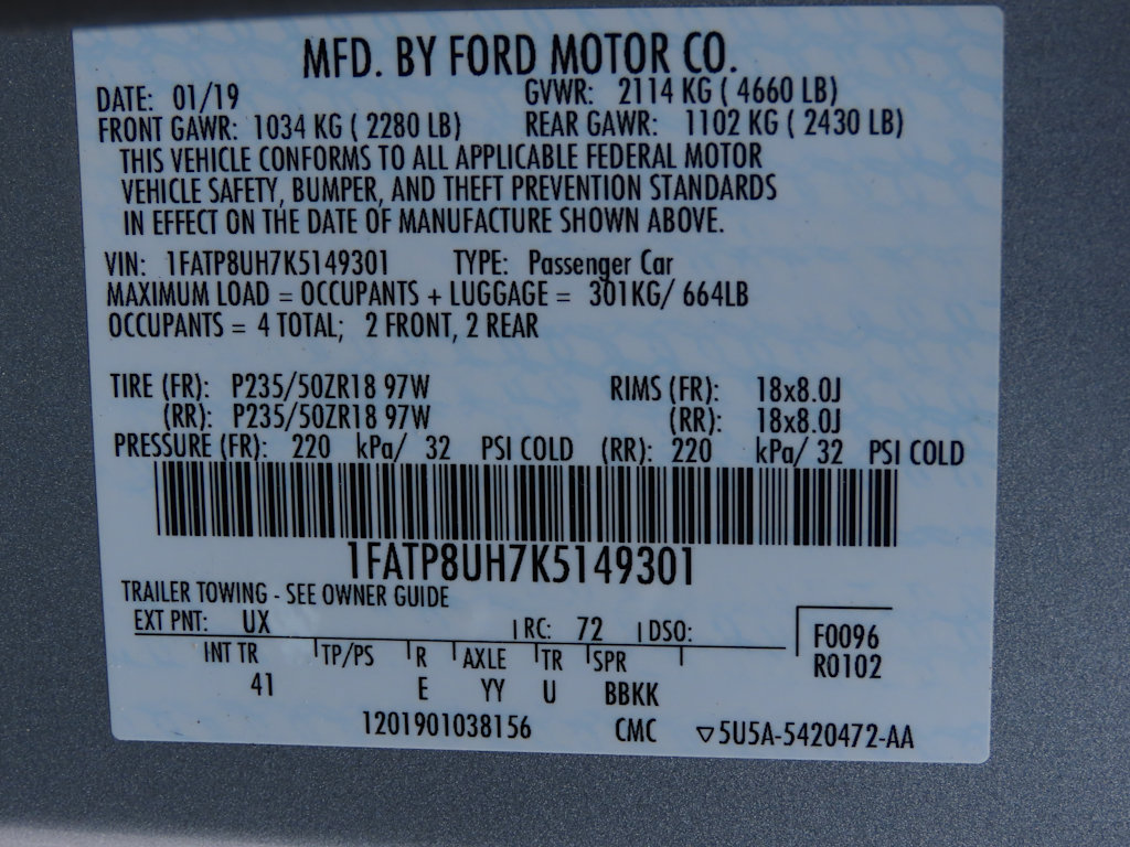 Thumbnail: 2019 Ford Mustang - 17