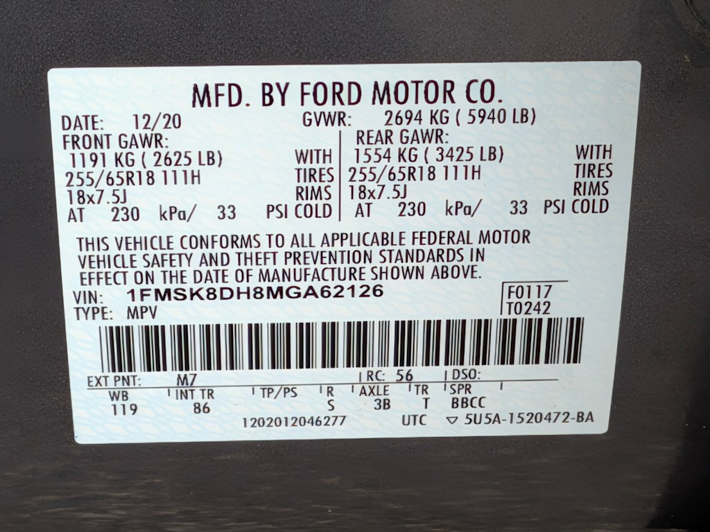 Thumbnail: 2021 Ford Explorer - 19