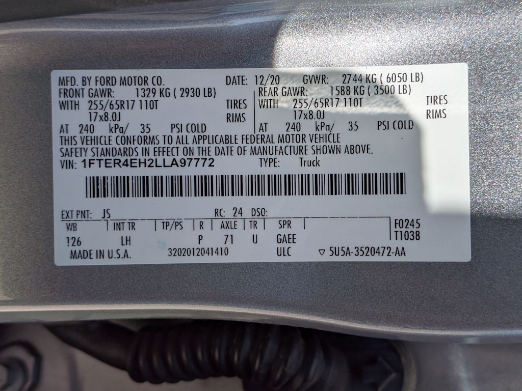 2020 Ford Ranger XLT 21
