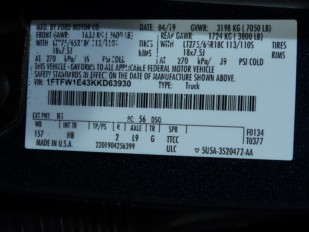 Thumbnail: 2019 Ford F-150 - 20