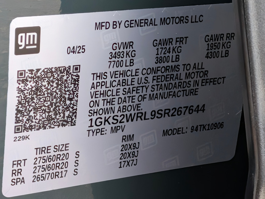 Thumbnail: 2025 GMC Yukon XL - 19