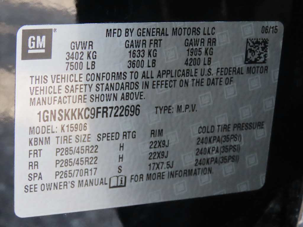 Thumbnail: 2015 Chevrolet Suburban - 19