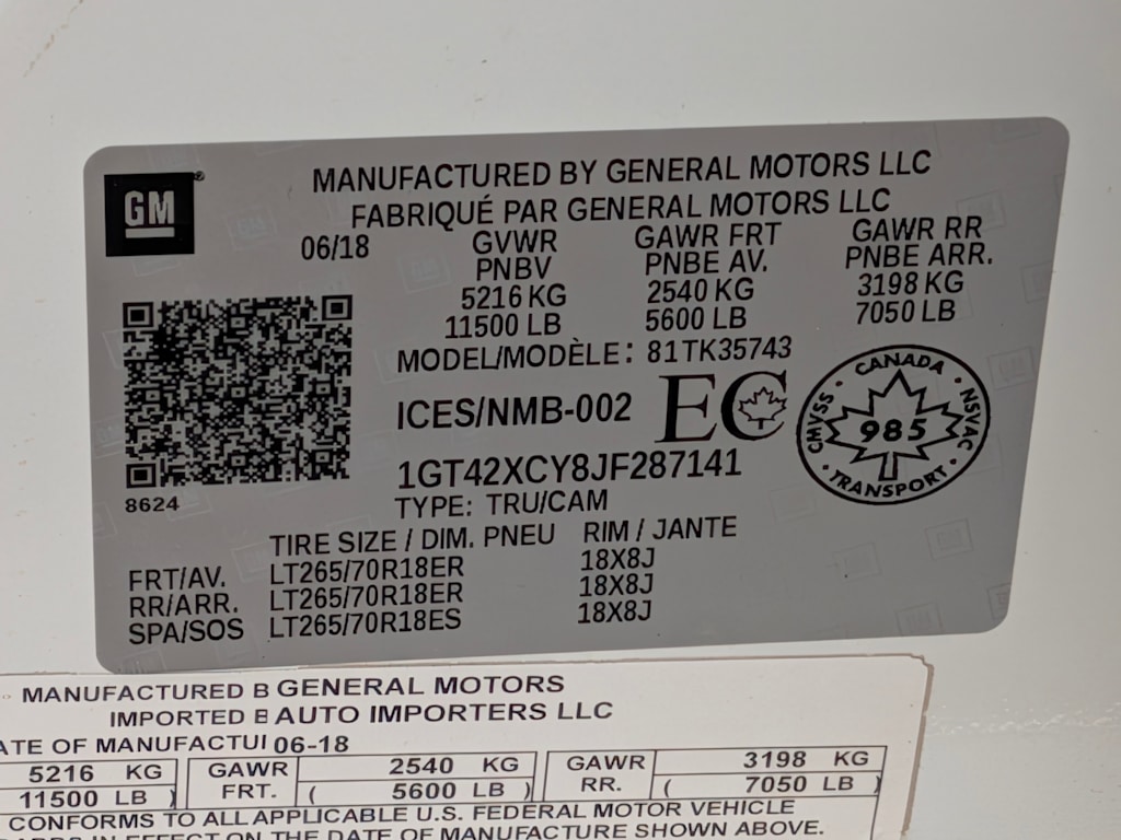 Thumbnail: 2018 GMC Sierra 3500 - 19