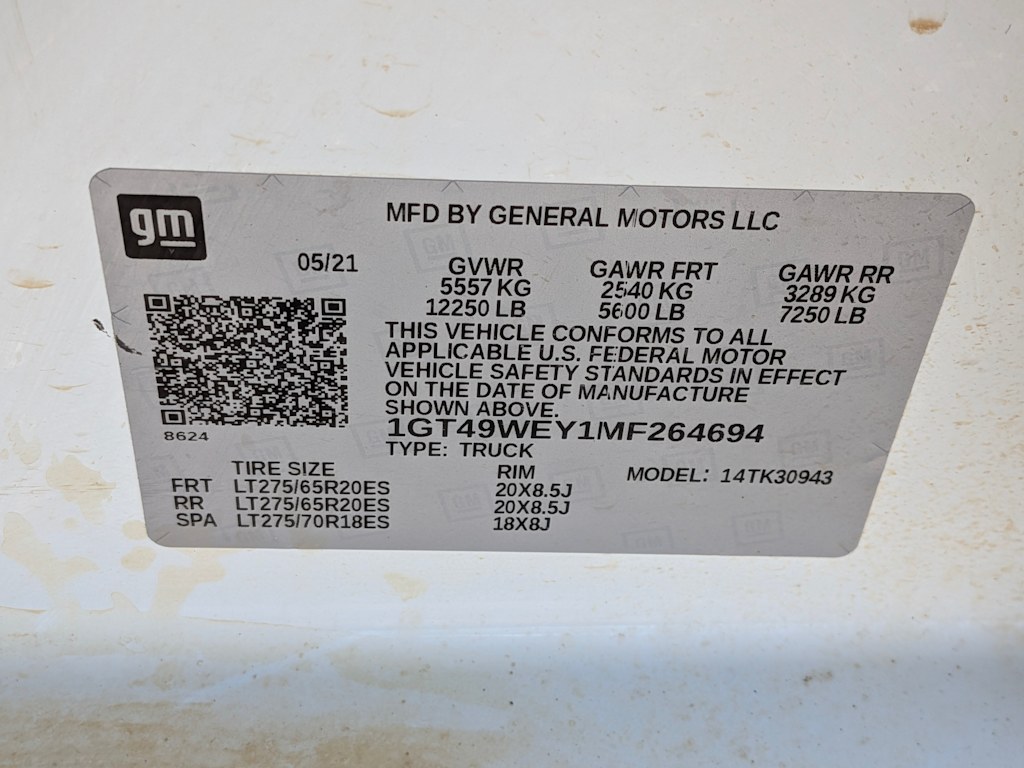 Thumbnail: 2021 GMC Sierra 3500 - 26