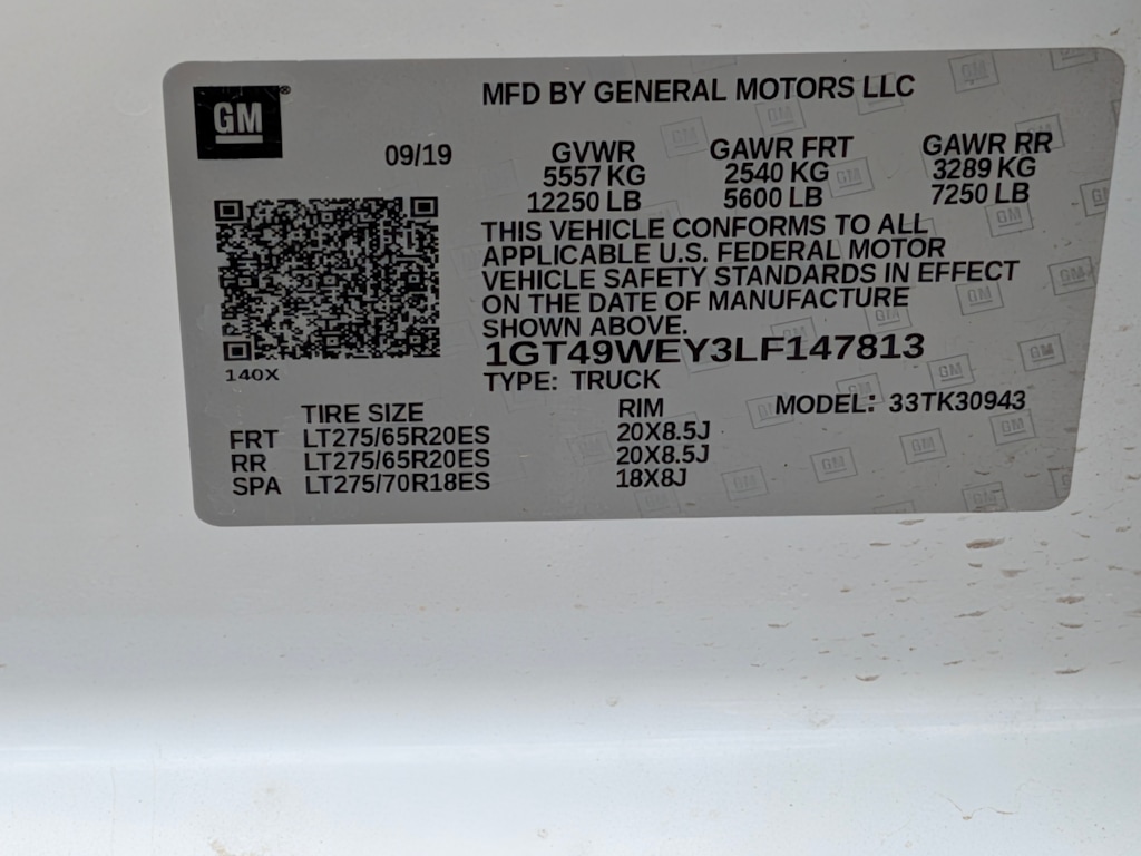 Thumbnail: 2020 GMC Sierra 3500 - 30