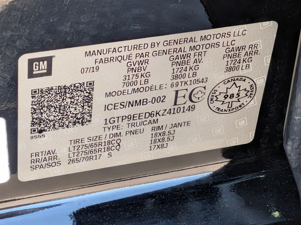 Thumbnail: 2019 GMC Sierra 1500 - 19