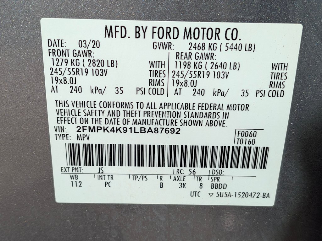 Thumbnail: 2020 Ford Edge - 20