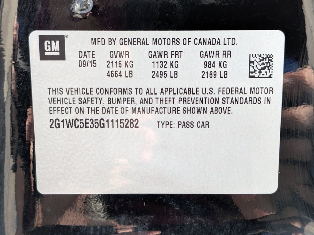 2016 Chevrolet Impala LTZ 20