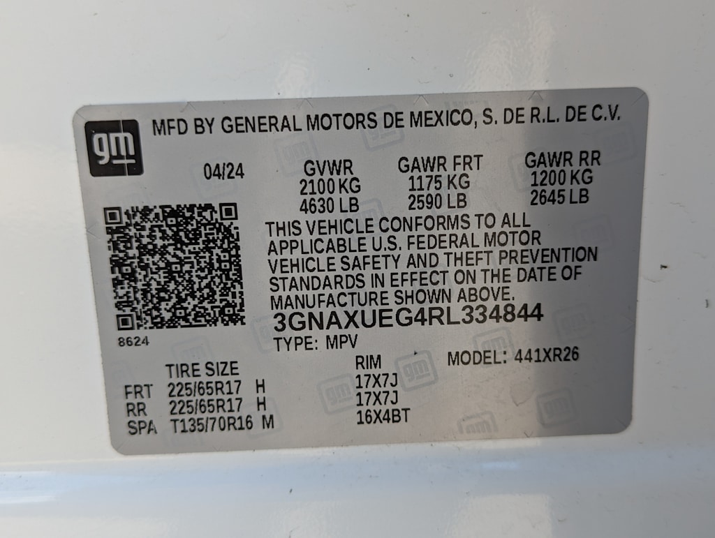 2024 Chevrolet Equinox LT 21