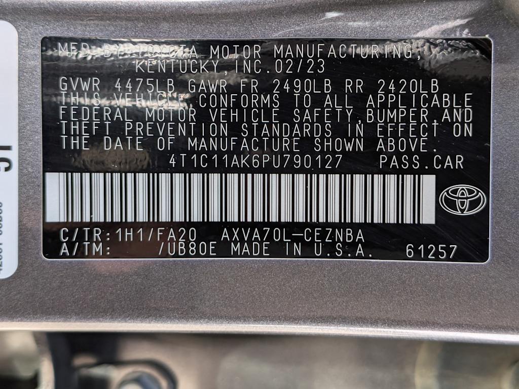 2023 Toyota Camry LE 21