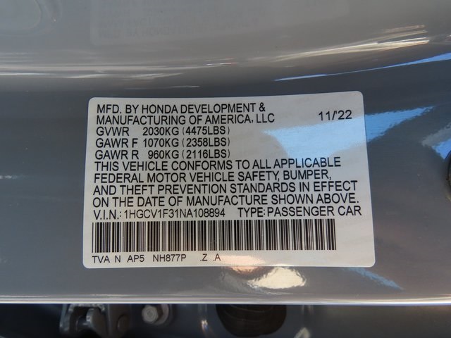 Thumbnail: 2022 Honda Accord - 19