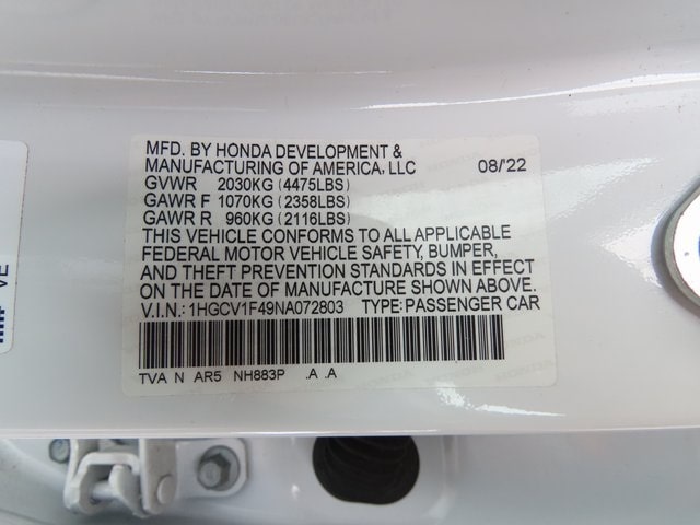 Thumbnail: 2022 Honda Accord - 19