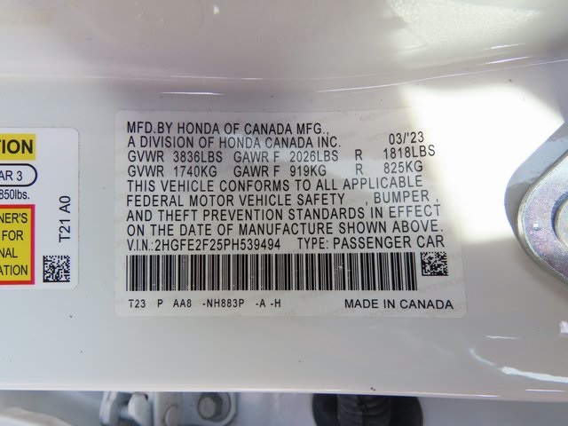 Thumbnail: 2023 Honda Civic - 18