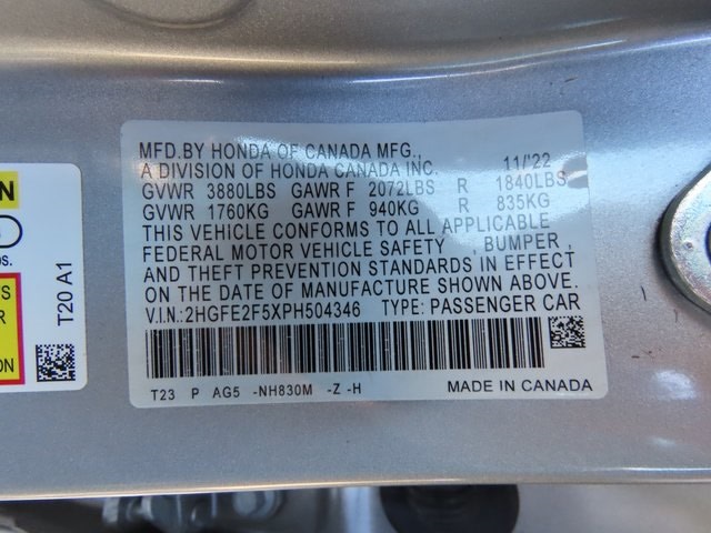 Thumbnail: 2023 Honda Civic - 19