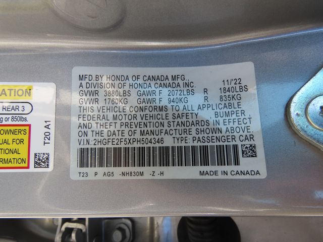 Thumbnail: 2023 Honda Civic - 19