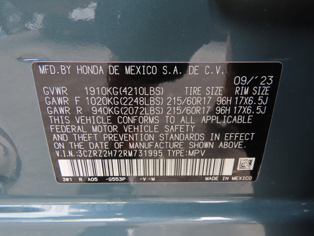 Thumbnail: 2024 Honda HR-V - 18