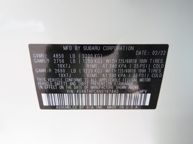 2022 Subaru Outback Touring 19