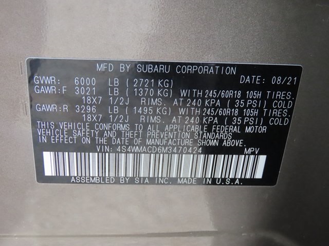 Thumbnail: 2021 Subaru Ascent - 20