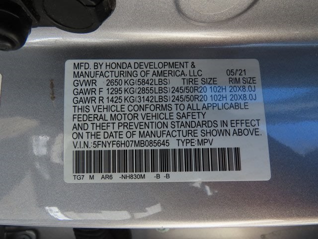 Thumbnail: 2021 Honda Pilot - 20