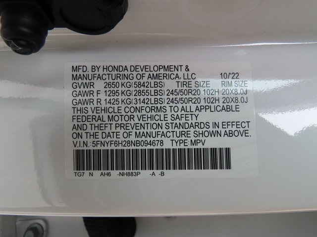 Thumbnail: 2022 Honda Pilot - 19