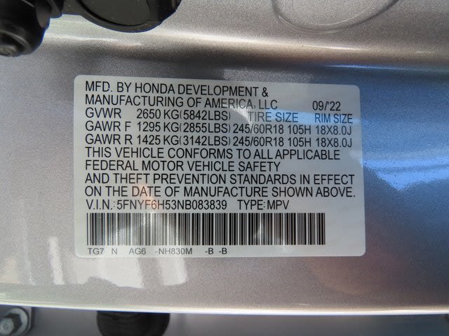 Thumbnail: 2022 Honda Pilot - 19