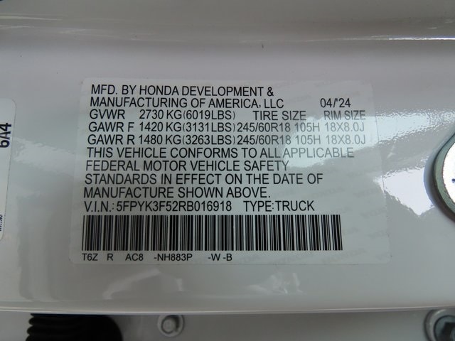 Thumbnail: 2024 Honda Ridgeline - 16