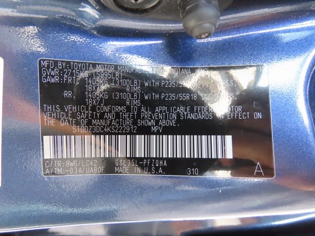 Thumbnail: 2019 Toyota Sienna - 19