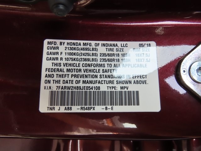 2018 Honda CR-V EX-L 17