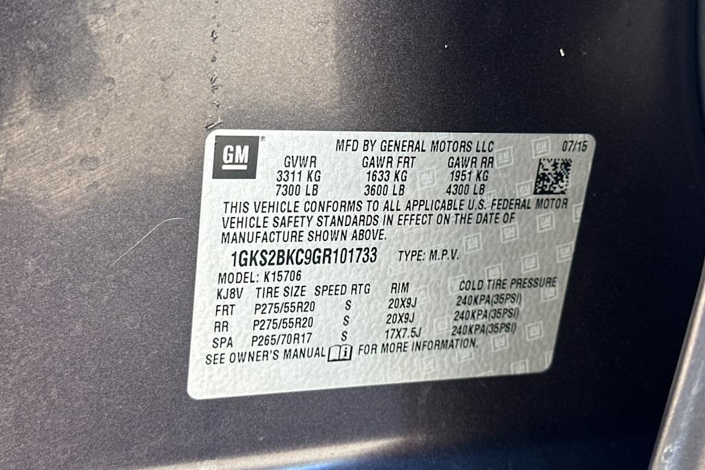 Thumbnail: 2016 GMC Yukon - 15