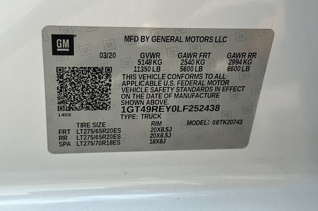 Thumbnail: 2020 GMC Sierra 2500 - 14