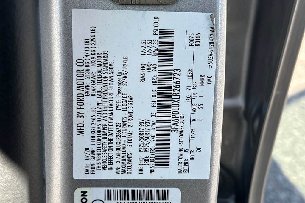 Thumbnail: 2020 Ford Fusion - 16