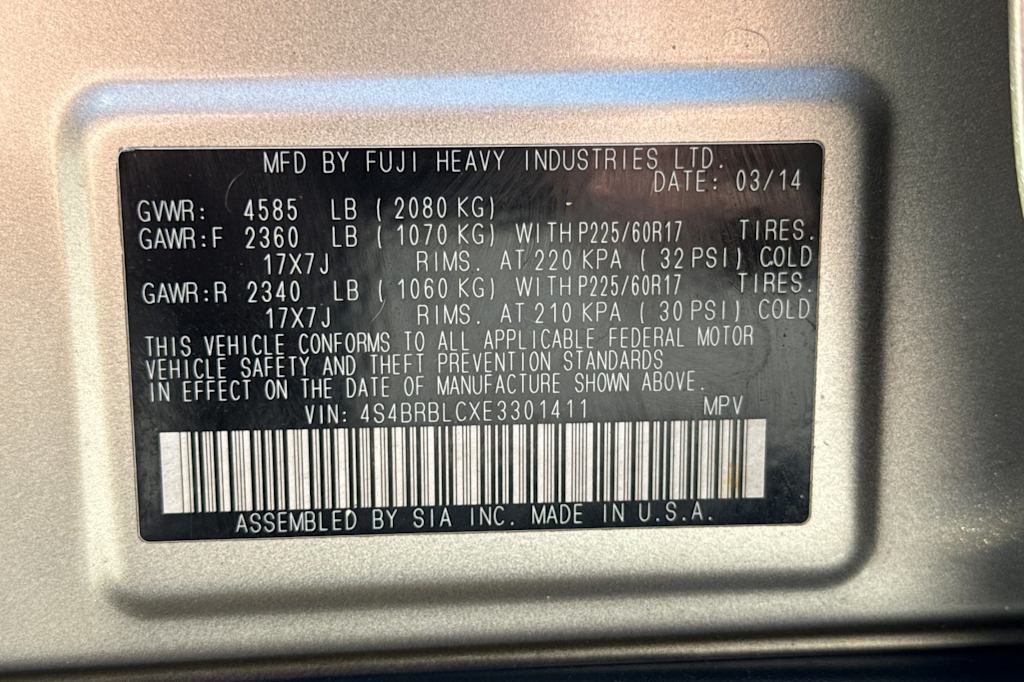 Thumbnail: 2014 Subaru Outback - 17