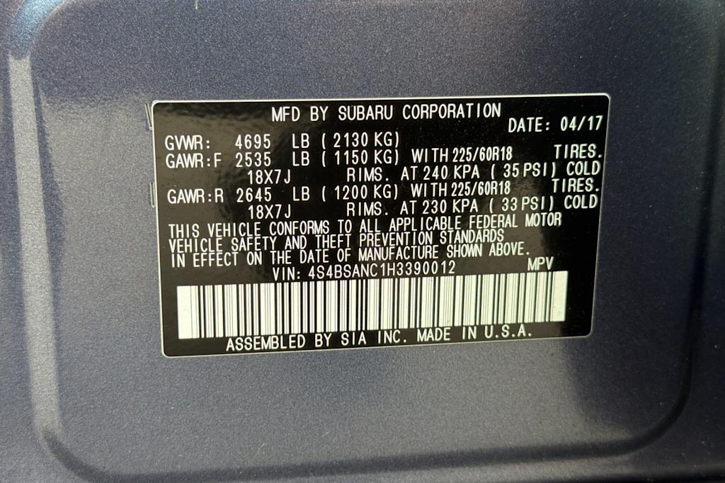 Thumbnail: 2017 Subaru Outback - 16