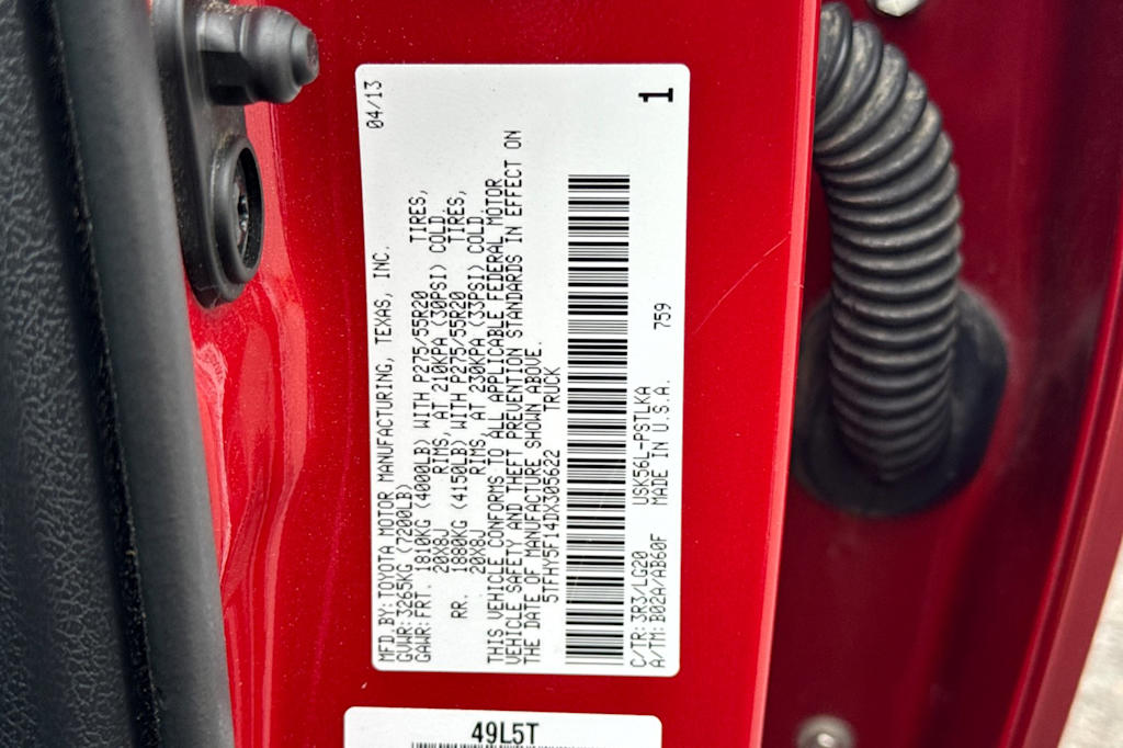 Thumbnail: 2013 Toyota Tundra - 14