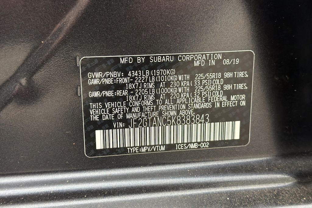 Thumbnail: 2019 Subaru Crosstrek - 16