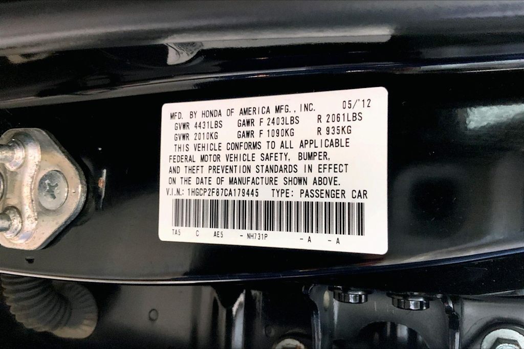 Thumbnail: 2012 Honda Accord - 18