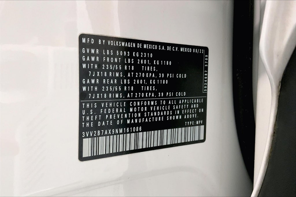 2022 Volkswagen Tiguan SE 20