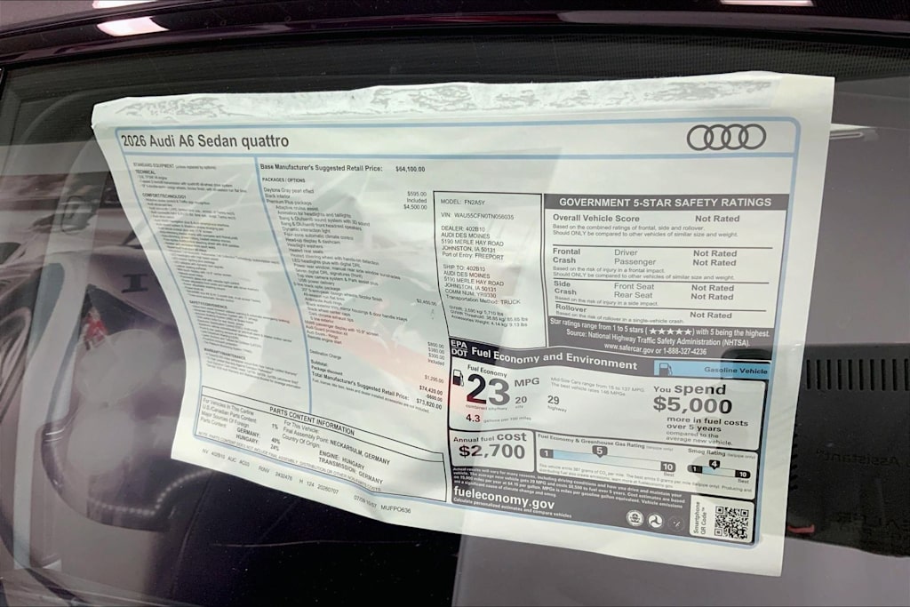 Thumbnail: 2026 Audi A6 - 20