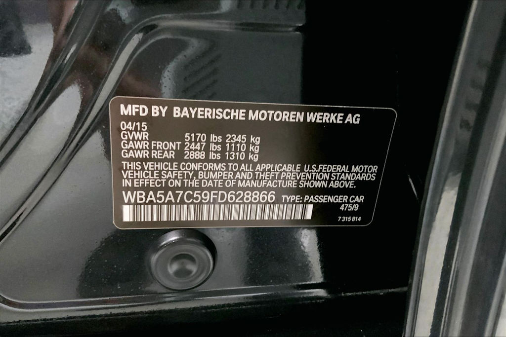 Thumbnail: 2015 BMW 5 Series - 18