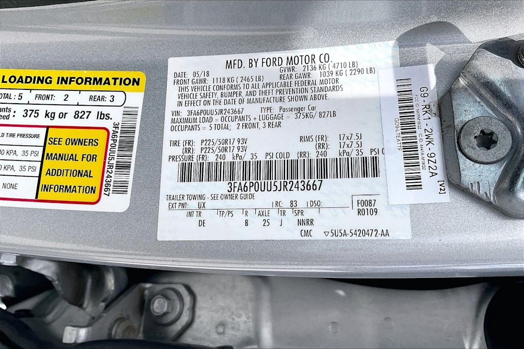 Thumbnail: 2018 Ford Fusion - 21